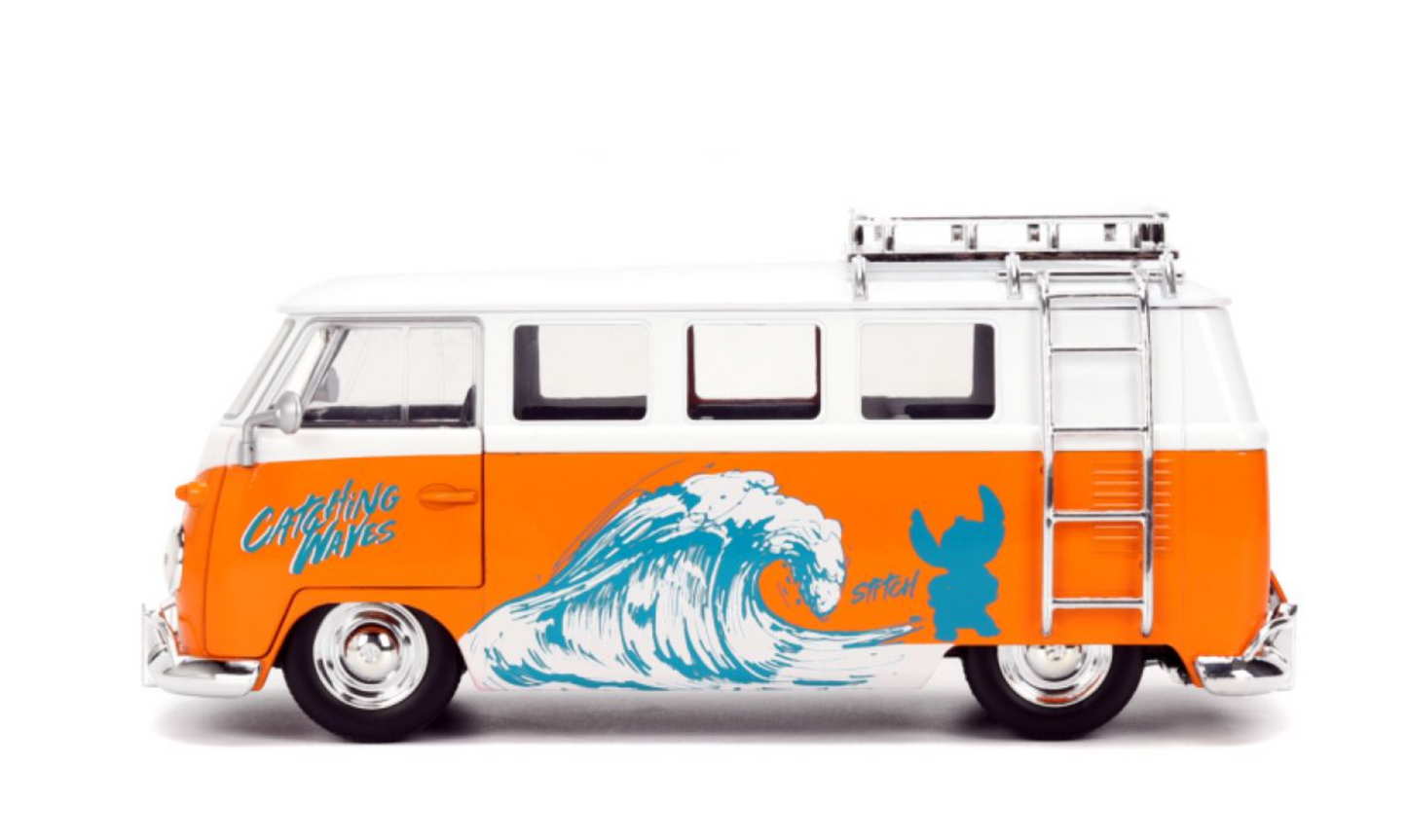 Lilo & Stitch - VW Bus 1:24 Scale Diecast Vehicle with Figure