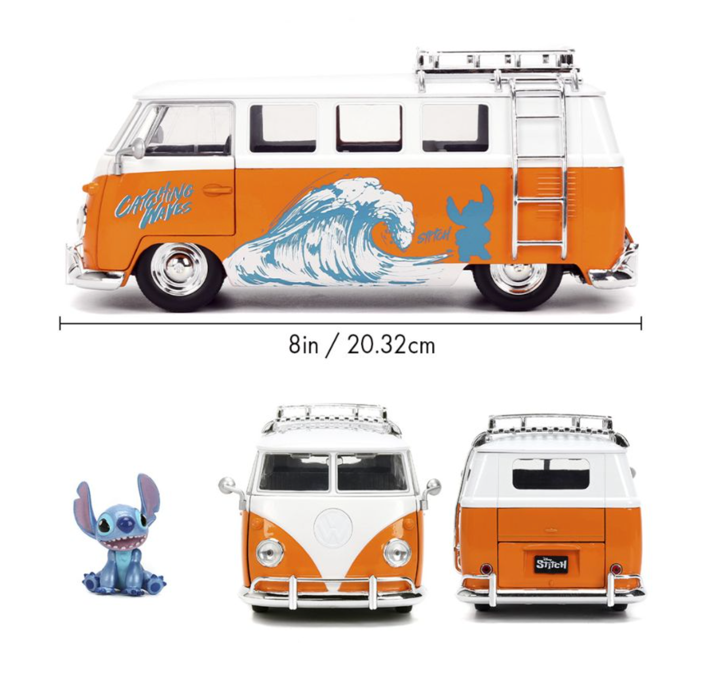Lilo & Stitch - VW Bus 1:24 Scale Diecast Vehicle with Figure