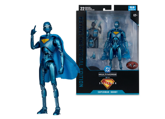 DC Multiverse Superman (2025) Superman Robot Deluxe Theatrical Red Platinum Edition 7" Action Figure