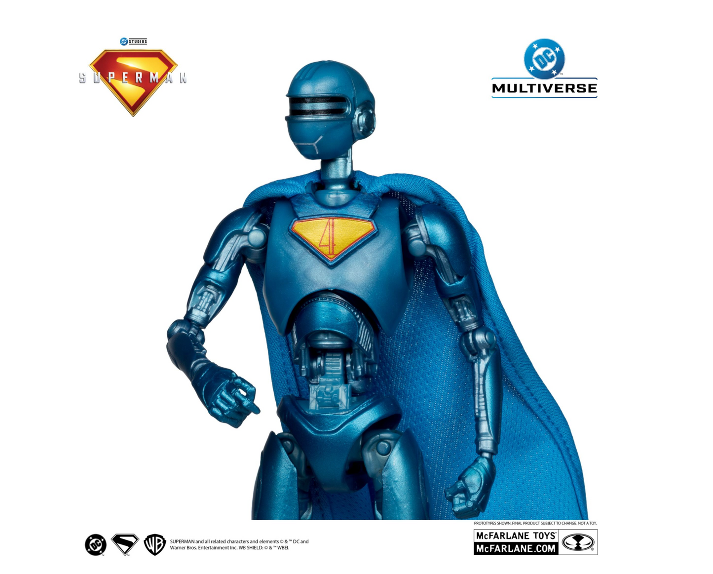 DC Multiverse Superman (2025) Superman Robot Deluxe Theatrical Red Platinum Edition 7" Action Figure