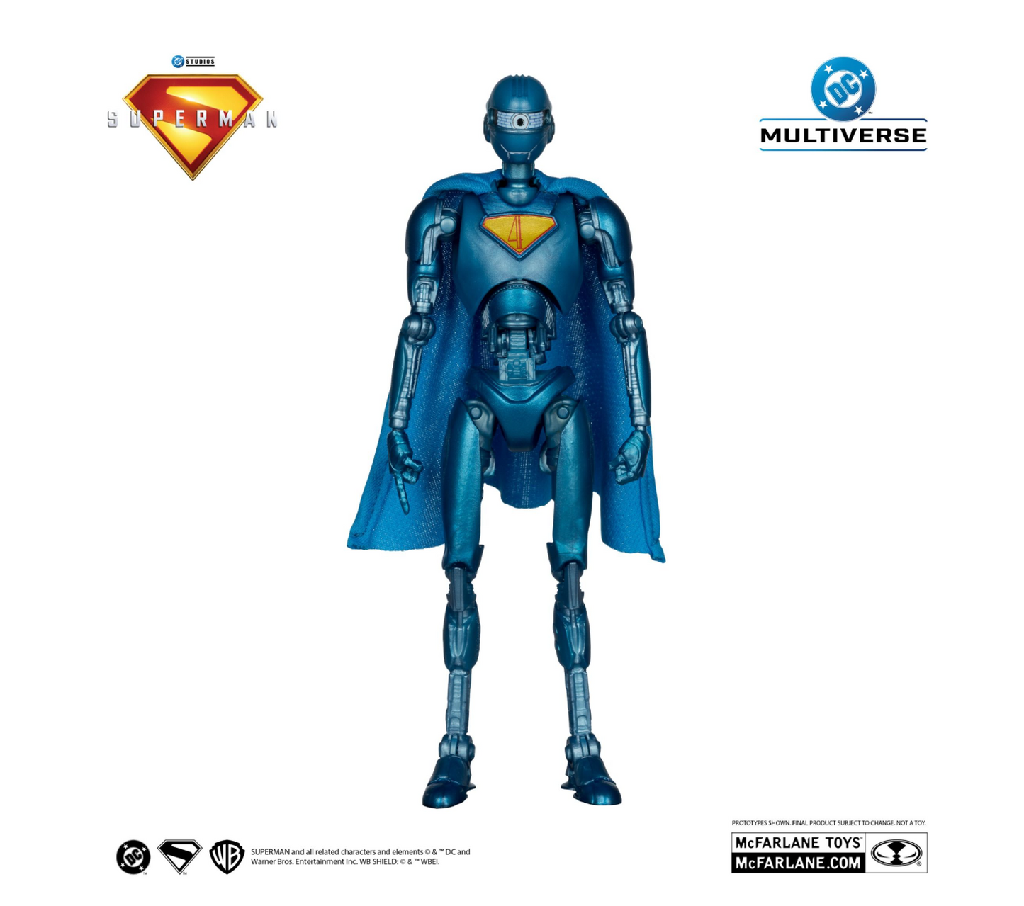 DC Multiverse Superman (2025) Superman Robot Deluxe Theatrical Red Platinum Edition 7" Action Figure