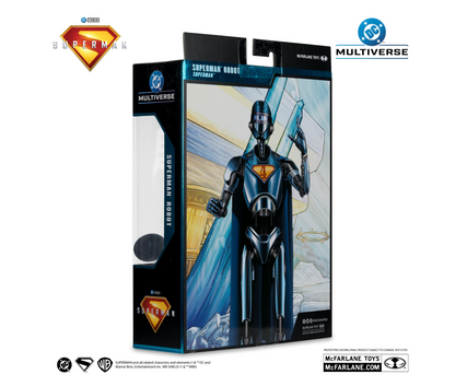 DC Multiverse Superman (2025) Superman Robot Deluxe Theatrical Red Platinum Edition 7" Action Figure