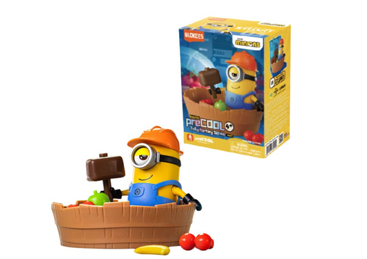 Blokees PreCOOL Jolly Factory Series Minions Stuart the Jelly Maker Model Kit