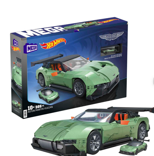 Mega Hot Wheels Aston Martin Vulcan Vehicle Building Kit