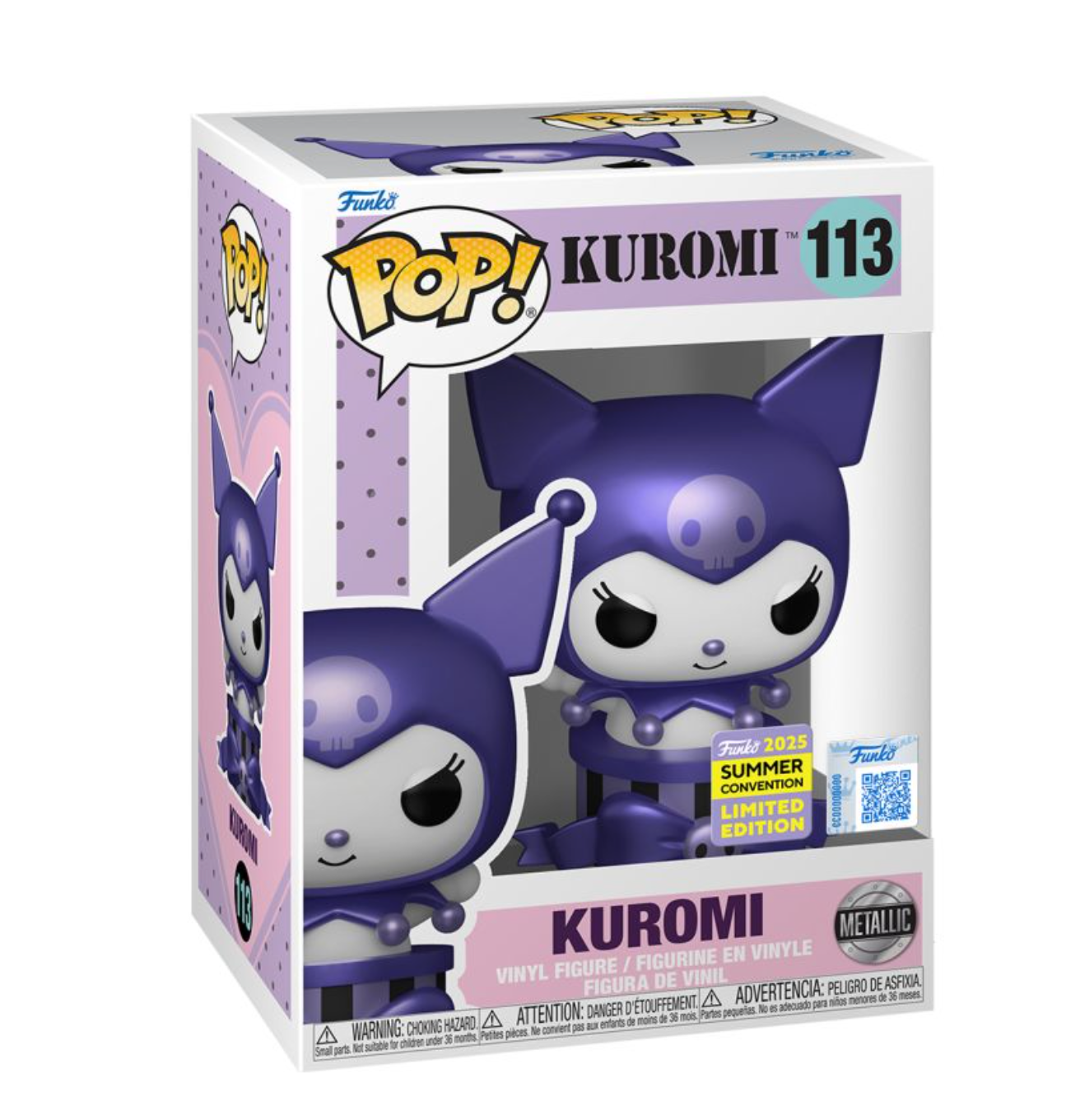 Hello Kitty - Kuromi Purple Metallic SDCC 2025 Exclusive Pop! Vinyl [RS]
