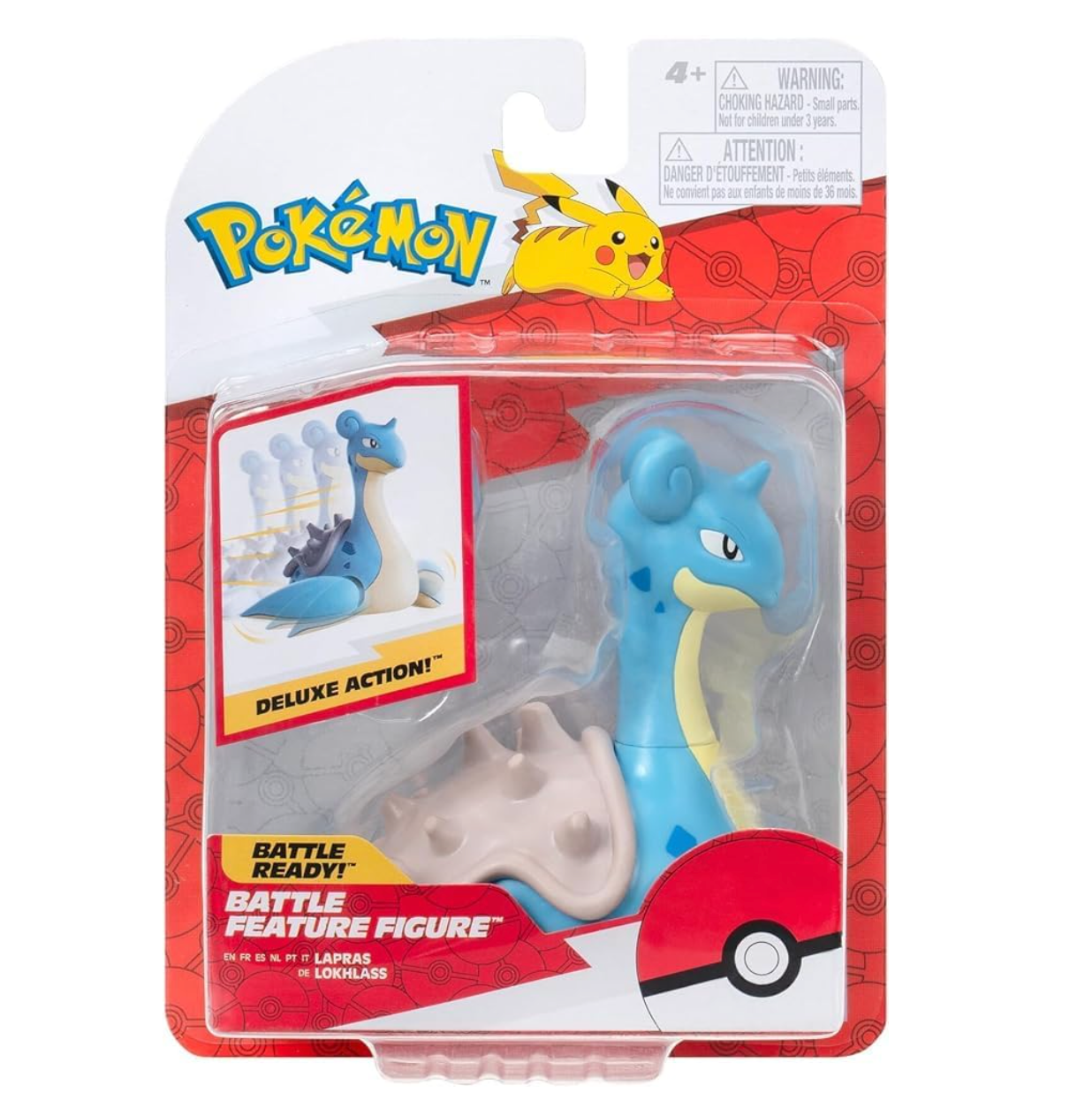 Pokémon  Battle Feature Figure  Lapras Official Articulated Figure, 11.5 cm LAST ONE