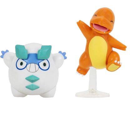 Pokemon - Galarian Darumaka + Charmandar Battle Figure 2-Pack
