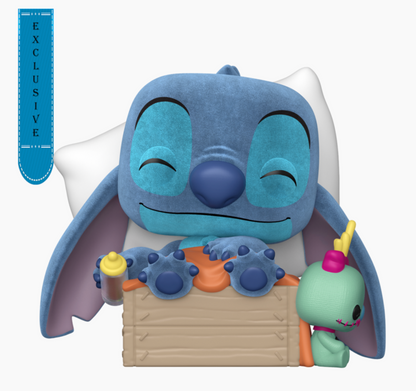 Lilo & Stitch - Sleeping Stitch in Box US Exclusive Flocked Pop! Plus [RS]