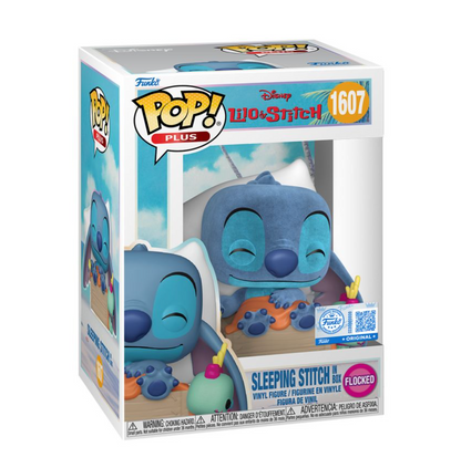 Lilo & Stitch - Sleeping Stitch in Box US Exclusive Flocked Pop! Plus [RS]
