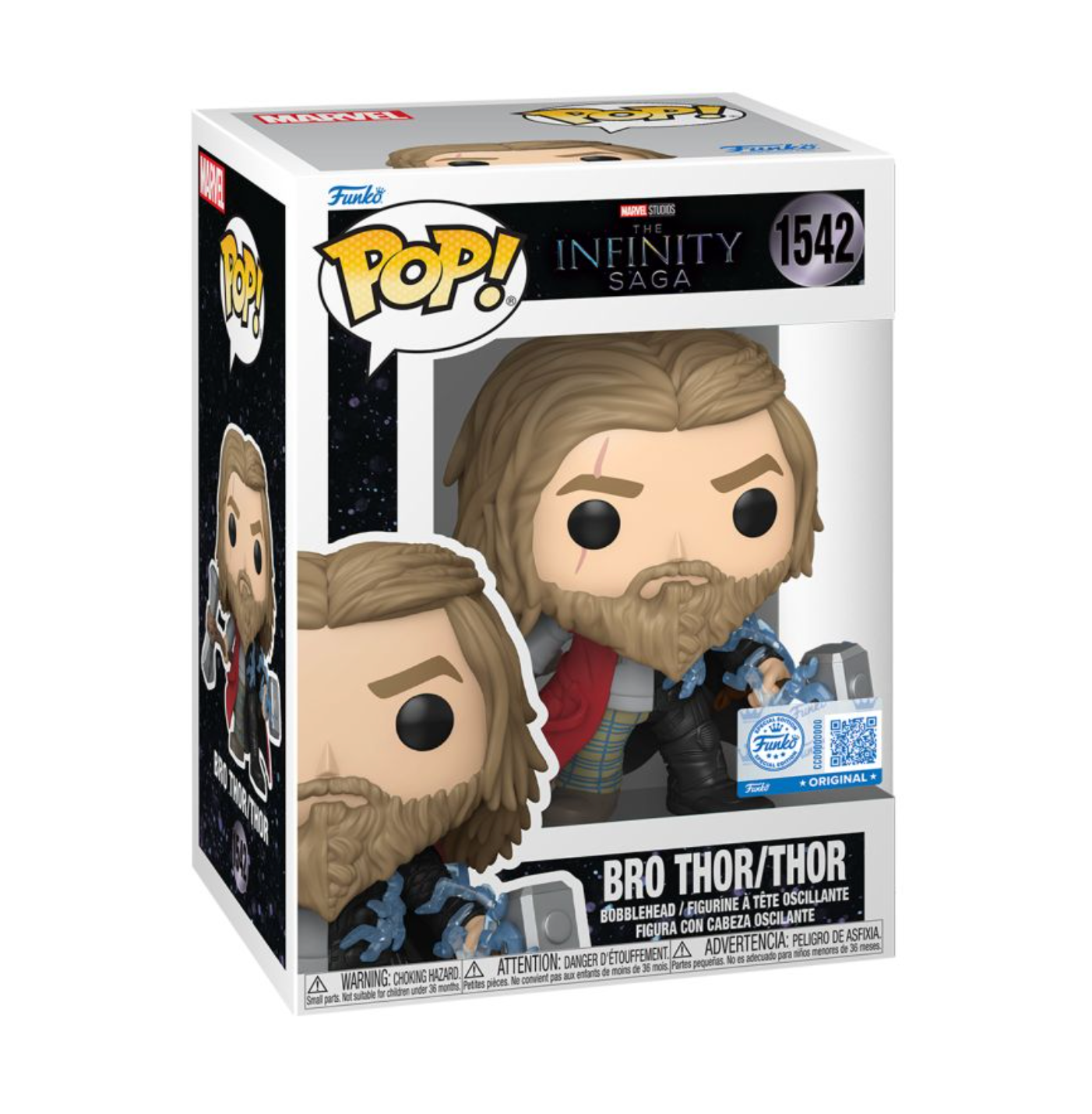 Marvel: Infinity Saga - Bro Thor/Thor US Exclusive Pop! Vinyl [RS]