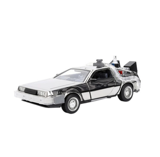 Back to the Future - Delorean (Chrome) 1:24 Scale Diecast Vehicle
