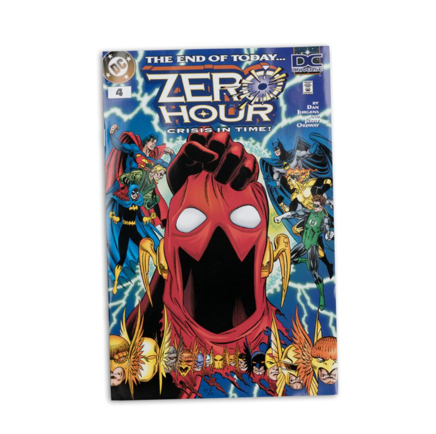 DC Direct - Superman (Zero Hour) 7" Figure With Comic