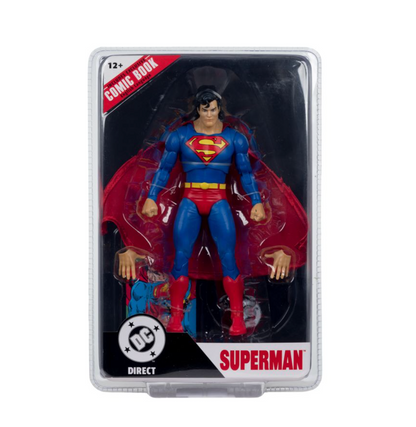 DC Direct - Superman (Zero Hour) 7" Figure With Comic