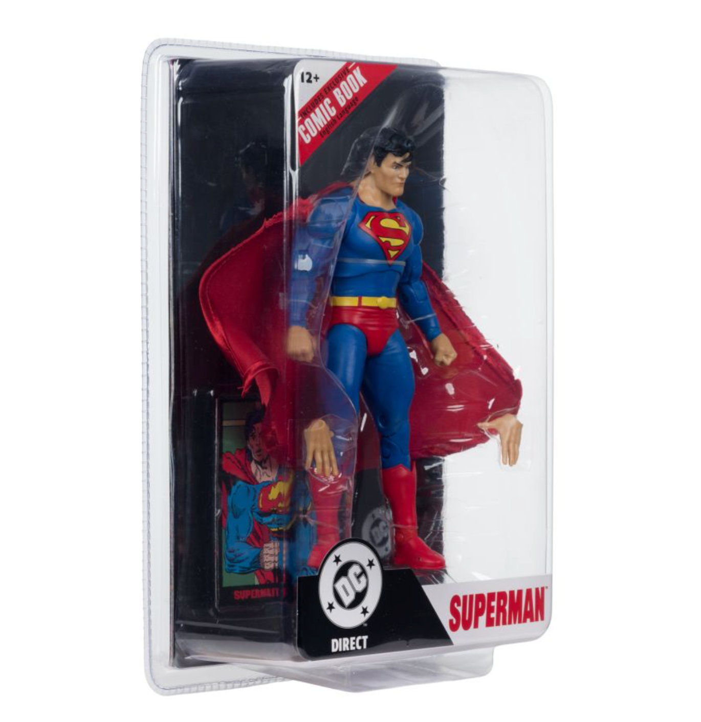 DC Direct - Superman (Zero Hour) 7" Figure With Comic