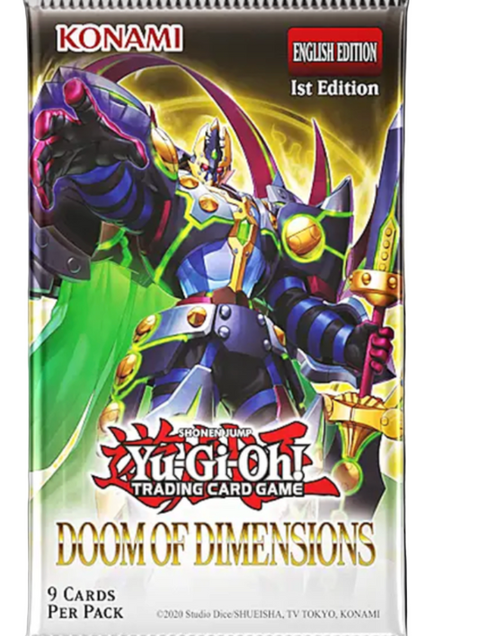 Yu-Gi-Oh! - Doom of Dimensions Booster (Single Unit)