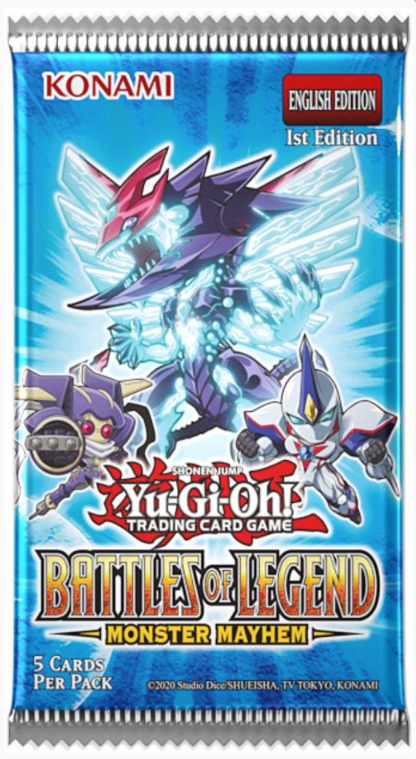 Yu-Gi-Oh! - Battles of Legend: Monster Mayhem Booster (Single Pack)