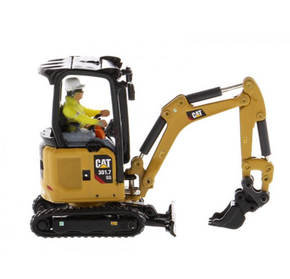 Caterpillar CAT 301.7 Next Gen Mini Hydraulic Excavator - High Line - Scale 1:50
