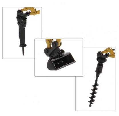 Caterpillar CAT 301.7 Next Gen Mini Hydraulic Excavator - High Line - Scale 1:50