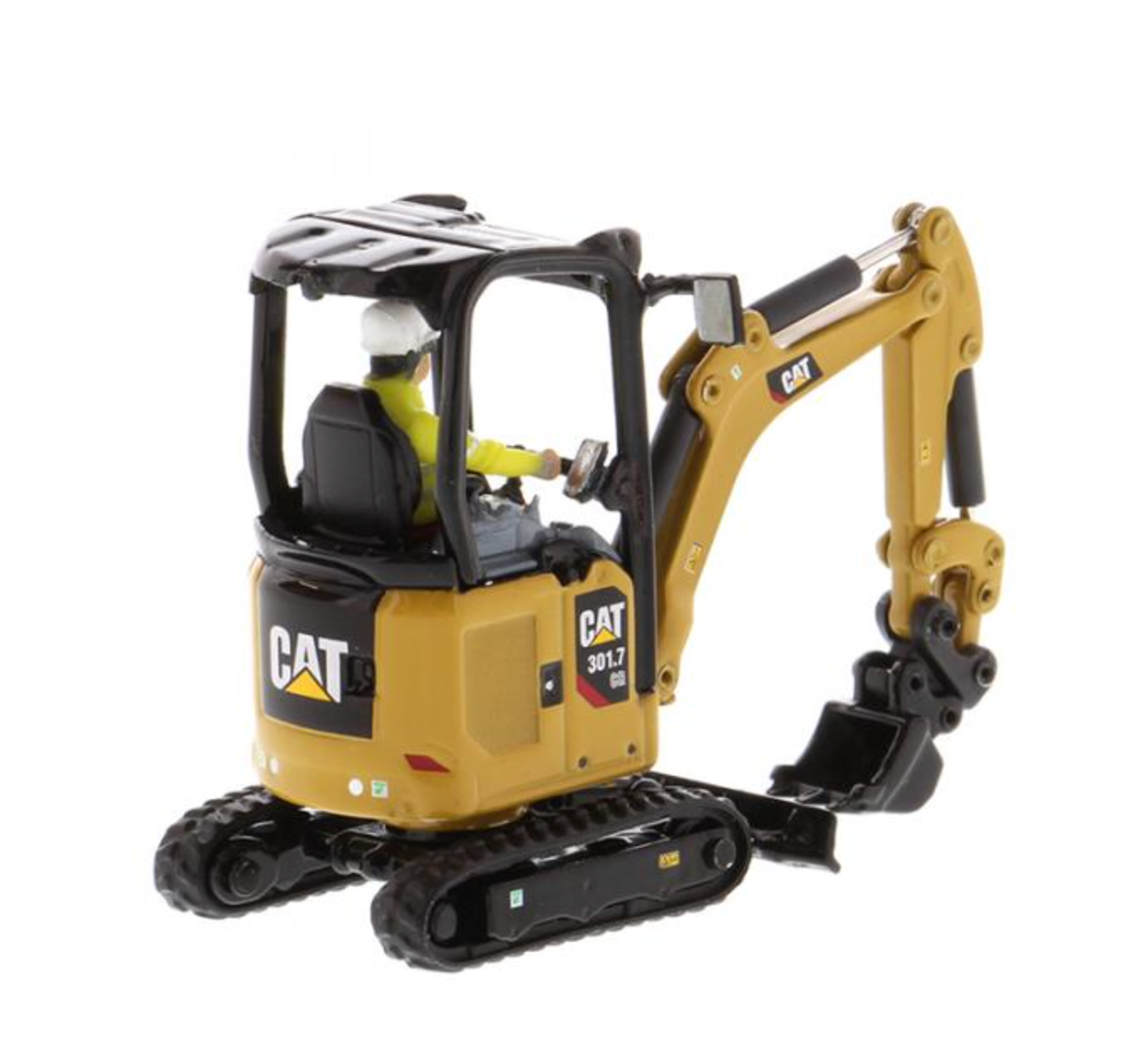 Caterpillar CAT 301.7 Next Gen Mini Hydraulic Excavator - High Line - Scale 1:50