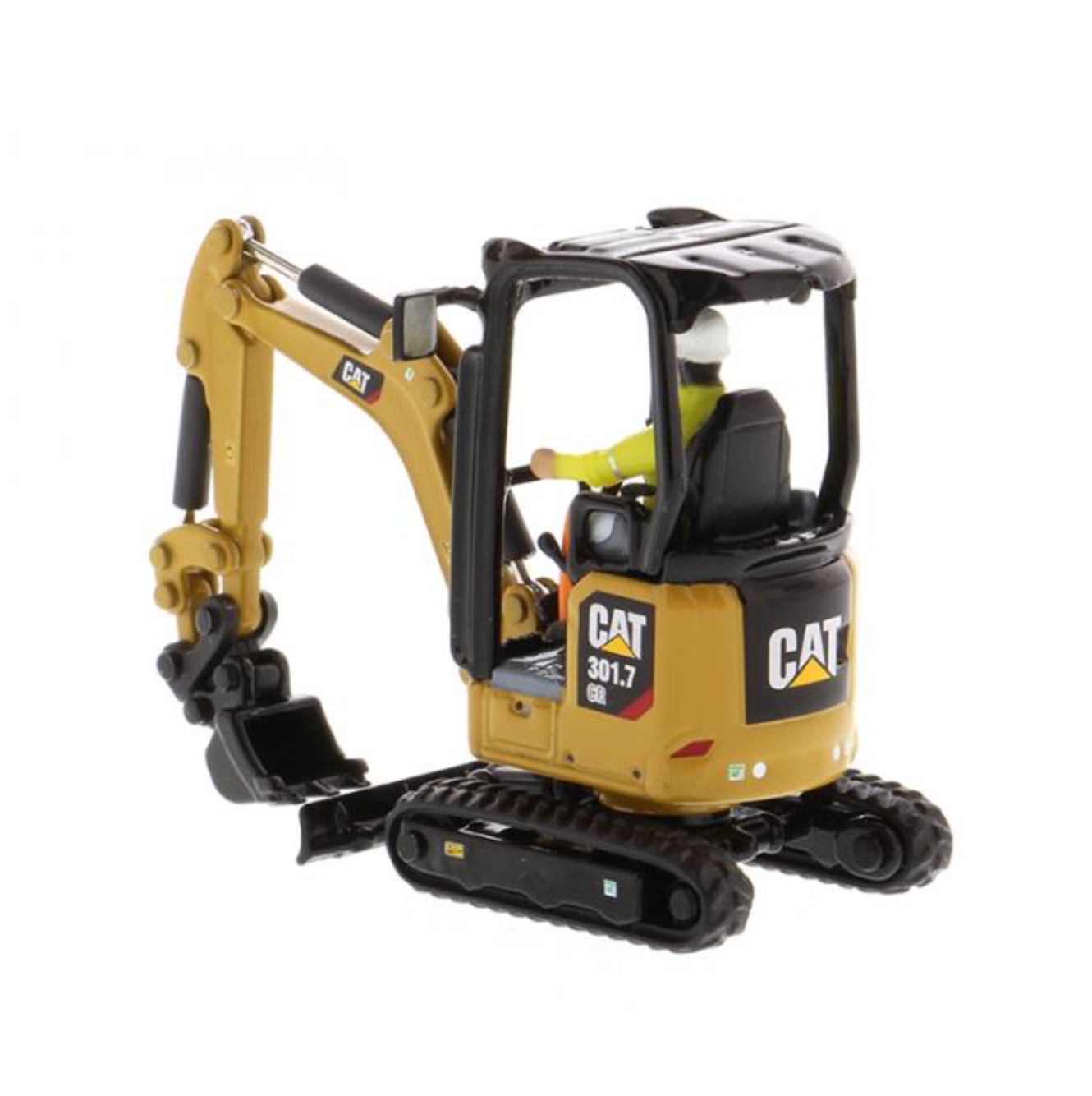 Caterpillar CAT 301.7 Next Gen Mini Hydraulic Excavator - High Line - Scale 1:50