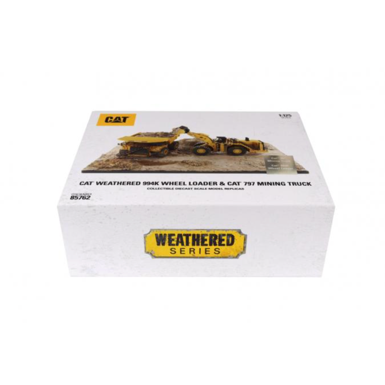 Diecast Masters 85762 - Cat 797 Truck + CAT 994K Loader & Diorama Weathered Series - Scale 1:50 LIMITED EDTION